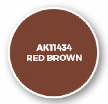 Ak-Interactive: Figure Series Acrylics (3Rd Gen) - Red Brown