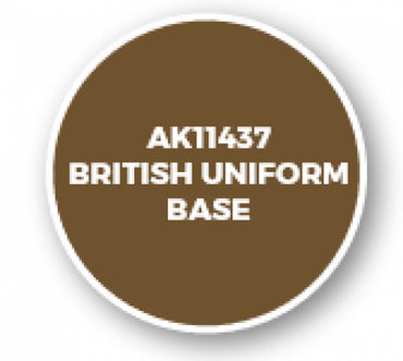 Ak-Interactive: Figure Series Acrylics (3Rd Gen) - British Uniform Base