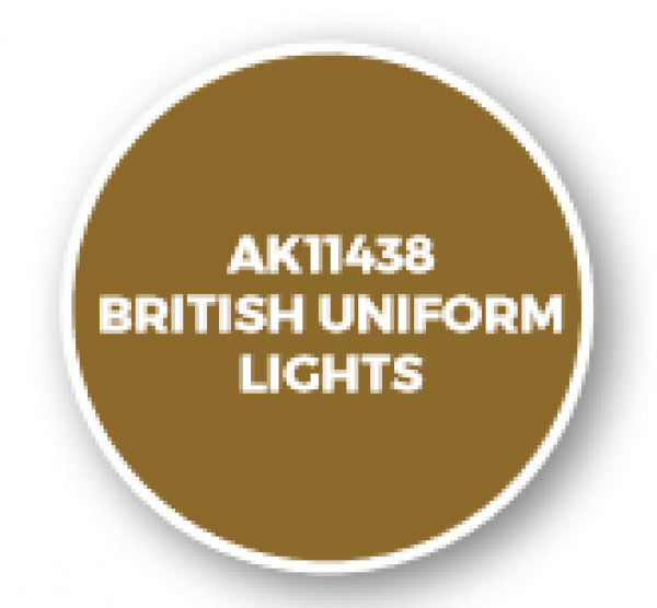 Ak-Interactive: Figure Series Acrylics (3Rd Gen) - British Uniform Lights