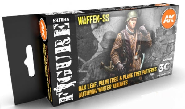 Ak-Interactive: 3Rd Gen Acrylics - Oak Leaf, Palm Tree & Plane Tree Patterns Autumn/Winter Varia