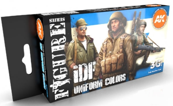 Ak-Interactive: 3Rd Gen Acrylics - Idf Uniform Color Set