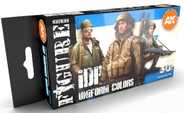 Ak-Interactive: 3Rd Gen Acrylics - Idf Uniform Color Set