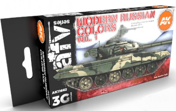 Ak-Interactive: 3Rd Gen Acrylics - Modern Russian Colors Vol.1 Set