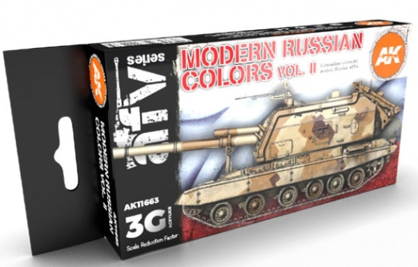 Ak-Interactive: 3Rd Gen Acrylics - Modern Russian Colors Vol.2 Set