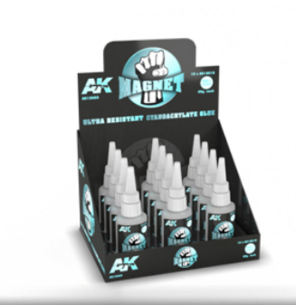 Ak-Interactive: Magnet Cyanocrylate Glue (12 Units W/Counter Display) [Retail Only]