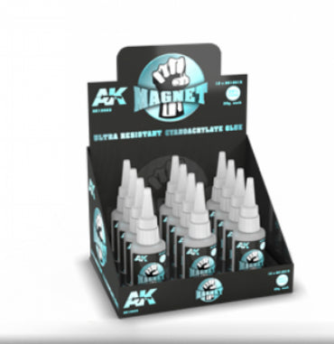Ak-Interactive: Magnet Cyanocrylate Glue (12 Units W/Counter Display) [Retail Only]