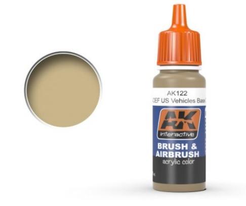Ak-Interactive: Oif & Oef - Us Vehicles Base Color Acrylic Paint