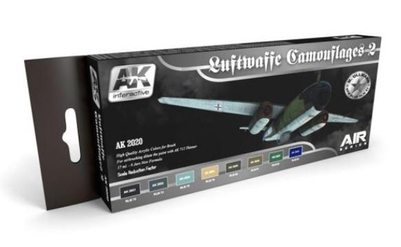 Ak-Interactive: Luftwaffe Camouflages Vol.2 Colors Set