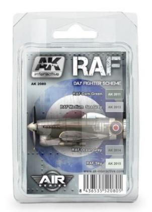 Ak-Interactive: Raf Day Fighter Scheme Colors Set
