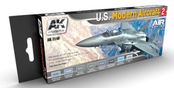 Ak-Interactive: Us Modern Aircraft #2 Colors Set