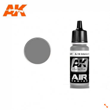 Ak-Interactive: Air Series - A-14 Interior Steel Grey (17Ml)
