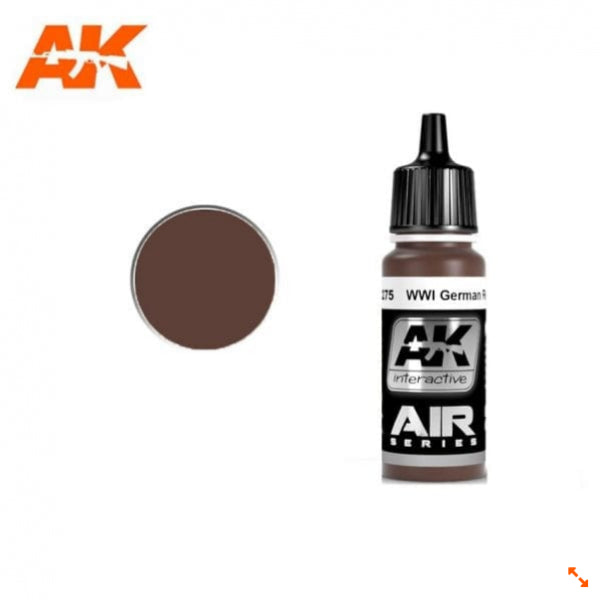 Ak-Interactive: Air Series - Wwi German Red Brown (17Ml)