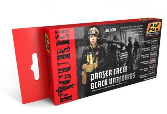 Ak-Interactive: Panzer Crew Black Uniforms Colors Set