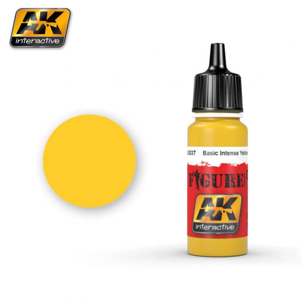 Ak-Interactive: Basic Intense Yellow Acrylic Paint