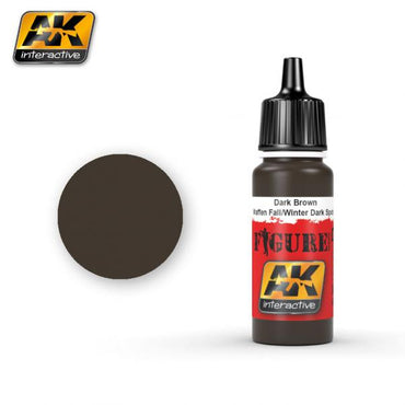 Ak-Interactive: Dark Brown Waffen Fall / Winter Dark Spots Acrylic Paint
