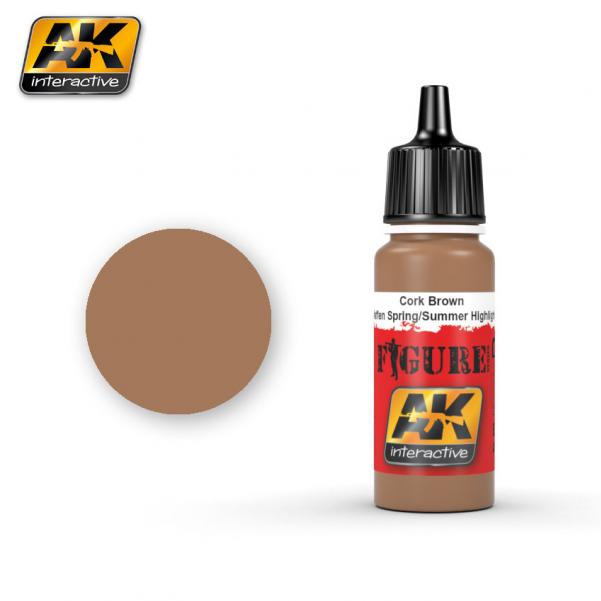 Ak-Interactive: Cork Brown Waffer Spring / Summer Highlight Acrylic Paint