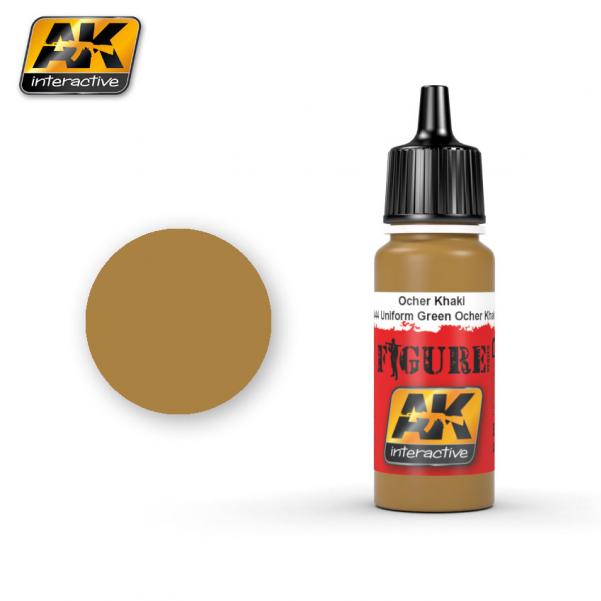 Ak-Interactive: Ocher Khaki / M-44 Uniform Green Ocher Khaki Acrylic Paint