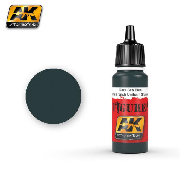 Ak-Interactive: Dark Sea Blue / Wwi French Uniform Shadow Acrylic Paint
