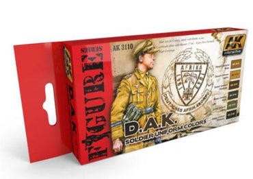 Ak-Interactive: D.A.K. Soldier Uniform Colors Set