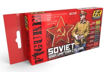 Ak-Interactive: Soviet Wwii Uniform Colors Set