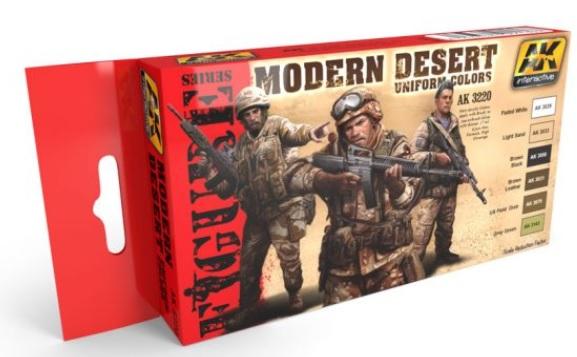 Ak-Interactive: Modern Desert Uniform Colors Set