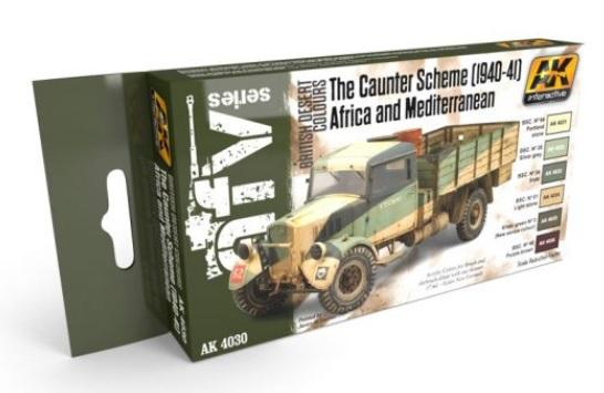 Ak-Interactive: The Caunter Scheme (1940-41) Africa And Mediterranean Colors Set