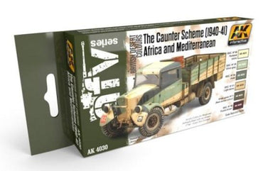 Ak-Interactive: The Caunter Scheme (1940-41) Africa And Mediterranean Colors Set