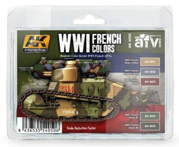 Ak-Interactive: Wwi French Colors Set