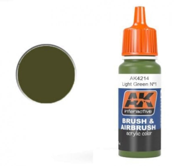 Ak-Interactive: Light Green Acrylic Paint