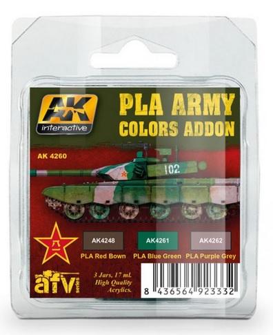 Ak-Interactive: Pla Army Colors Addon Set