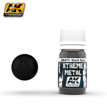 Ak-Interactive: (Metalics) Xtreme Metal Black Base 30Ml