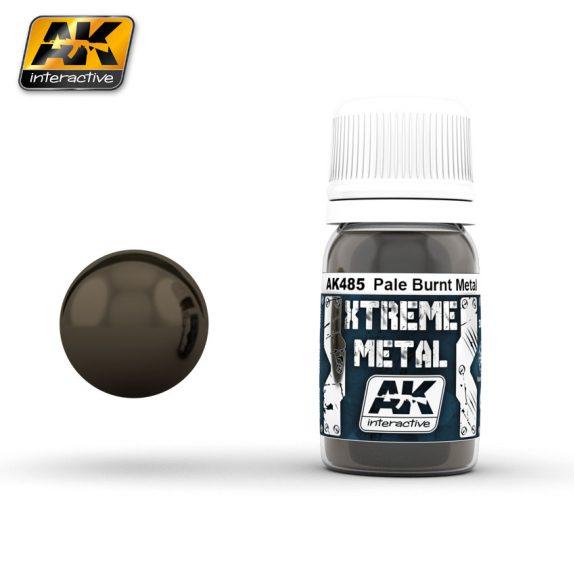 Ak-Interactive: (Metalics) Xtreme Metal Pale Burnt Metal 30Ml