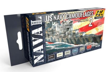 Ak-Interactive: Us Navy Camouflage Vol. 2 Set