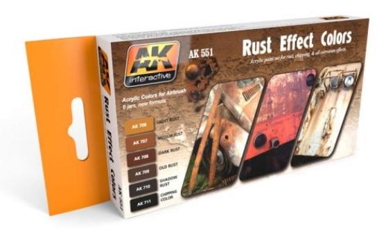 Ak-Interactive: Rust Effects Colors Set
