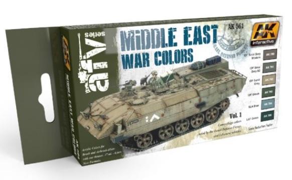 Ak-Interactive: Middle East War Vol.1 Colors Set