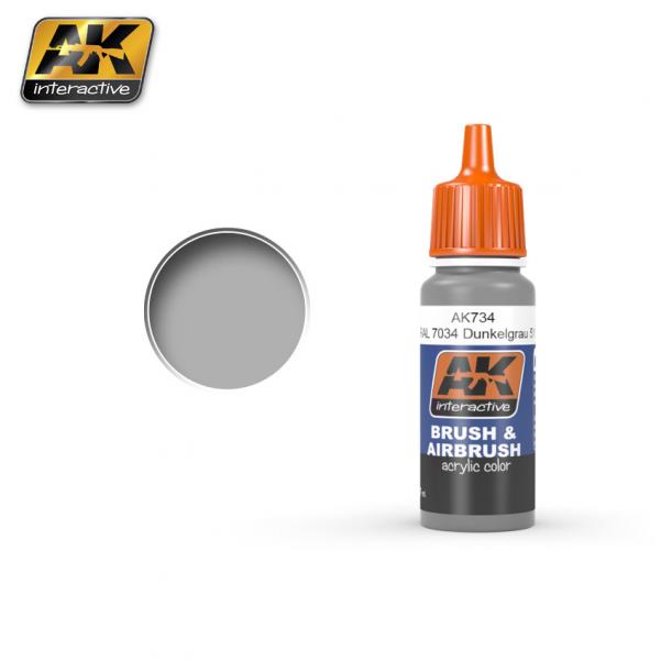 Ak-Interactive: Dunkelgrau 51 Acrylic Paint