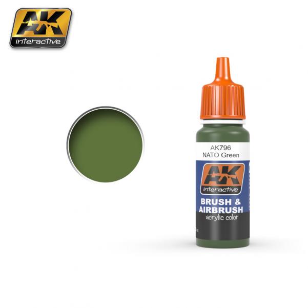 Ak-Interactive: Nato Green Acrylic Paint