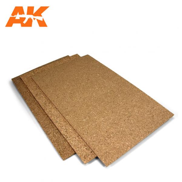 Ak-Interactive: (Texture) Cork Sheet “ Coarse Grained 200X290X6Mm