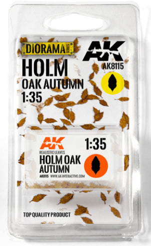 Ak-Interactive: Vegetation (Leaves) - Holm Oak Autumn Leaves 1:35