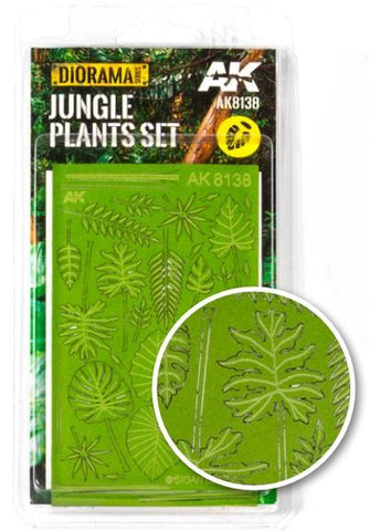 Ak-Interactive: Vegetation (Plants) - Jungle Plants Set (Laser-Cut)