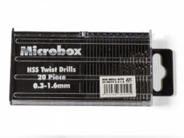 Ak-Interactive: Microbox Hss Drill Bits 20 Units 0.3-1.6Mm