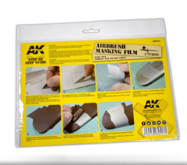 Ak-Interactive: Airbrushing Masking Film (2 Units - A4)