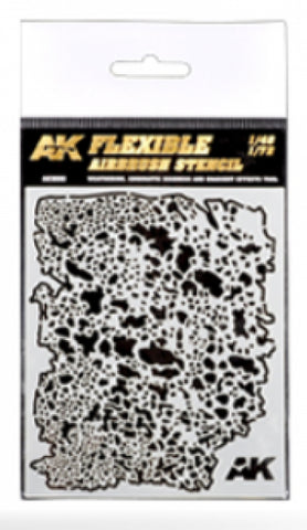 Ak-Interactive: Flexible Airbrush Stencil (1/48, 1/72)