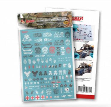Ak-Interactive: Assorted Post-Apocalyptic Decals (1/24 Scale)