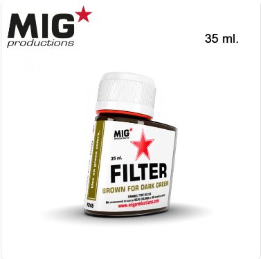 Mig Productions: (Filters) Brown For Dark Green (35Ml)