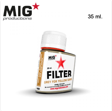 Mig Productions: (Filters) Grey For Yellow Sand (35Ml)