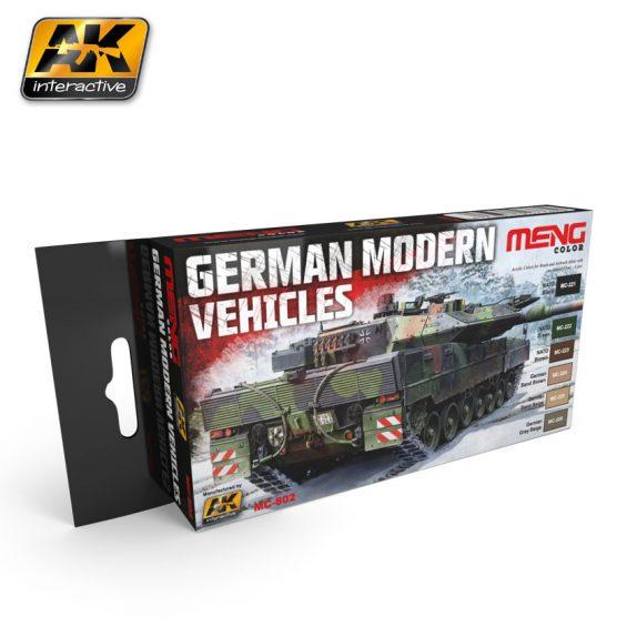 Ak-Interactive: (Acrylic) Meng German Modern Vehicles Colors Set