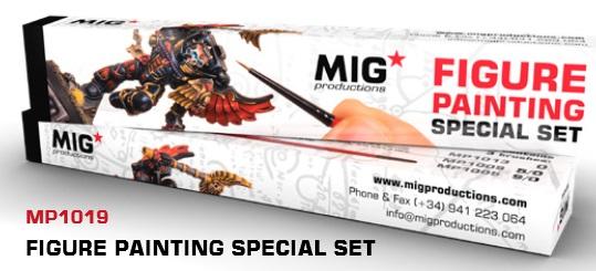 Mig Productions: Marta Kolinsky High Quality Modeling Brushes - Figure Painting Special Set