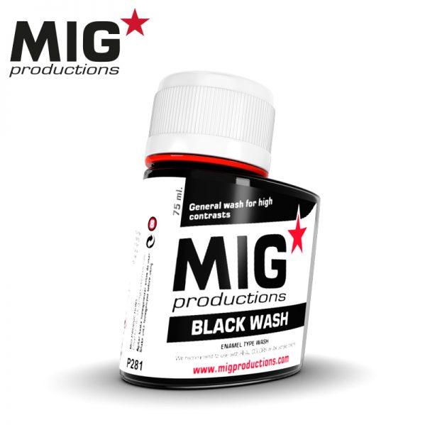 Mig Productions: (Washes & Effects) Black Wash (75Ml)