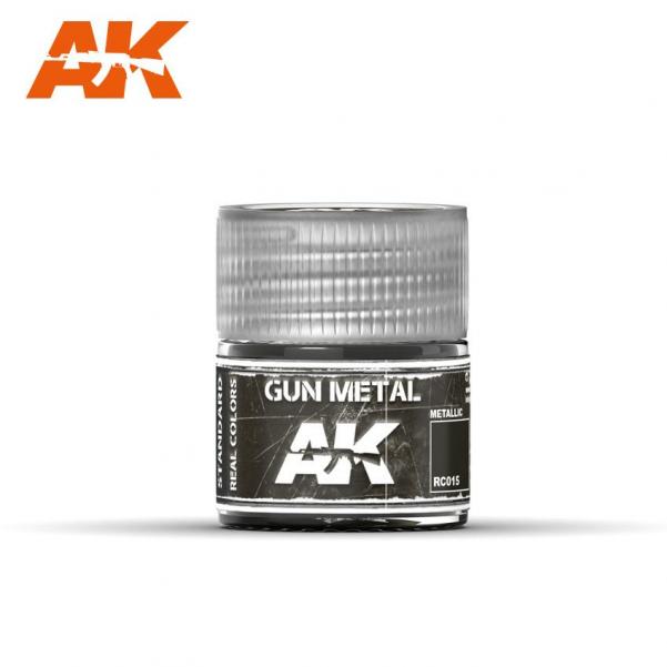Ak-Interactive: Real Colors - Gun Metal (Metallic) 10Ml
